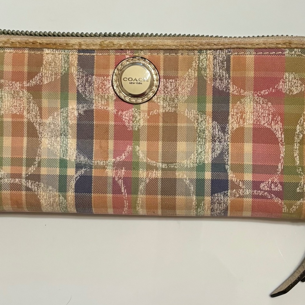 Multicolor coach wallet